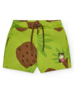 Bermuda de cocos para niño con cintura ajustable