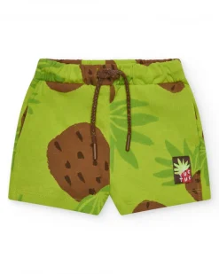 Bermuda de cocos para niño con cintura ajustable