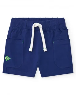 Bermuda para niño en azul con estrella