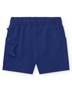 Bermuda para niño en azul con estrella