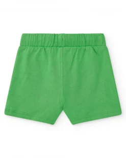 Bermuda para niño en verde con frase "Have Fun"