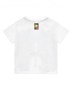 Camiseta blanca para niño con tigre y frase "I'm quiet!!"
