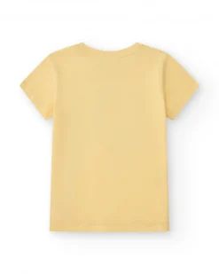 Camiseta de manga corta para niño en amarillo con estampado de Arizona