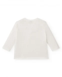 Camiseta de manga larga con estampado de Yeti y tabla de surf para niño de la colección Freezy