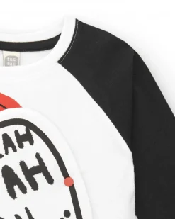 Camiseta niño en blanco y negro colección Cartoon Calling