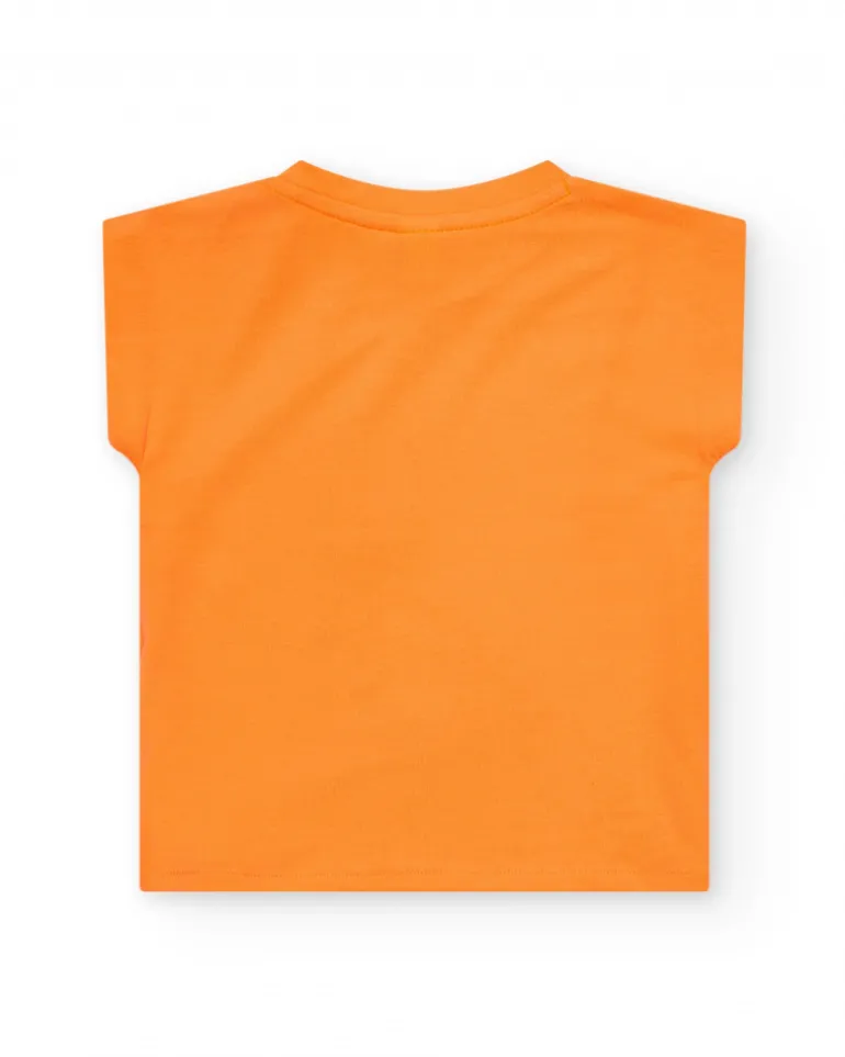 Camiseta para niña con cámara de lentejuelas y frase "Strike a pose!!"