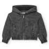 Chaqueta denim con capucha estampada colección Rebel Dreamers
