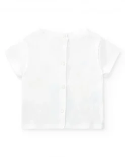 Chándal de felpa para niño de tres piezas con chaqueta roja camiseta blanca y pantalón rojo