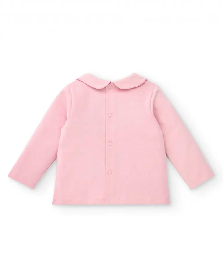 Conjunto para niña en rosa con falda de tul colección Glitter Tales