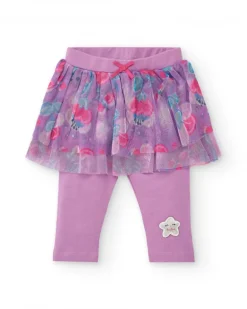 Conjunto para niña en rosa con falda de tul colección Glitter Tales