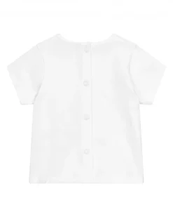 Conjunto para niño con camiseta blanca de elefante, chaqueta azul con capucha y pantalón largo azul