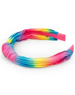 Diadema para niña con efecto degradado multicolor