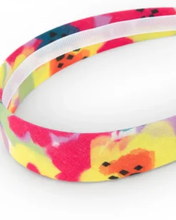 Diadema rígida para niña con estampado floral multicolor