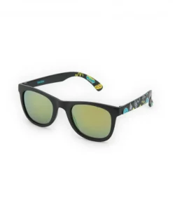 Gafas de sol negras para niño con patillas multicolor