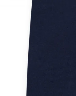 Legging corto para niña en azul marino con cintura elástica