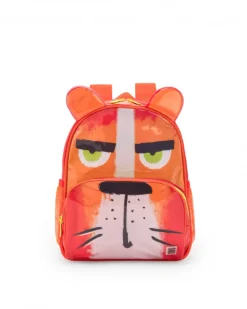 Mochila roja para niño con correas ajustables