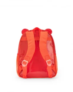Mochila roja para niño con correas ajustables