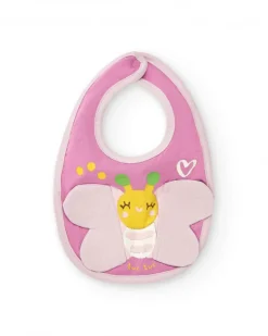 Pack de baberos para niña color rosa