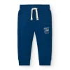 Pantalón azul marino con cordón ajustable para niño de la colección Freezy