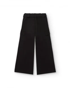 Pantalón cargo en negro con cinturón colección Rebel Dreamers