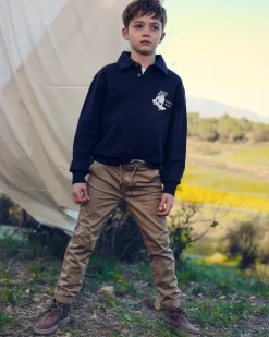 Pantalón jogger caqui para niño colección Pet Friendly Town