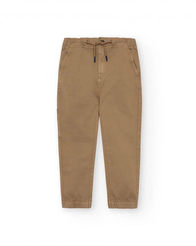 Pantalón jogger caqui para niño colección Pet Friendly Town