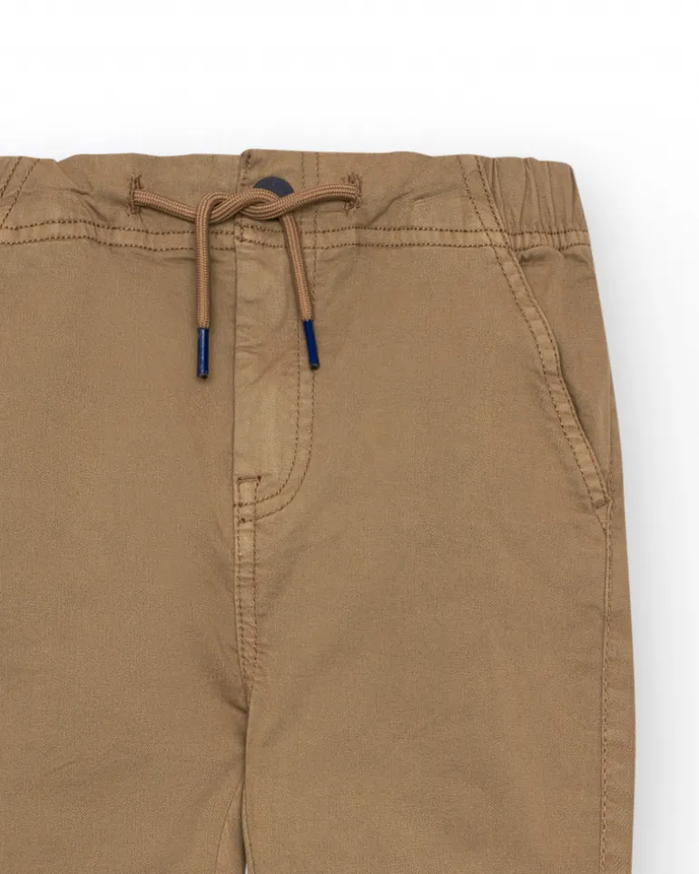 Pantalón jogger caqui para niño colección Pet Friendly Town