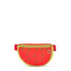 Riñonera roja para niña con diseño de sandía