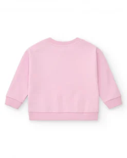 Sudadera para niña multicolor con frases y dibujos creativos