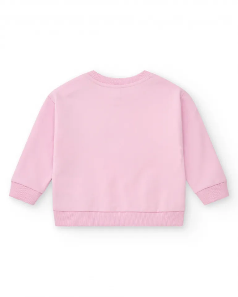 Sudadera para niña multicolor con frases y dibujos creativos